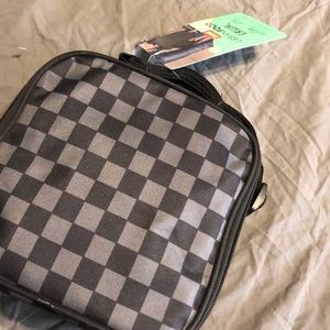 NWT Checkered Lunchbox with containers